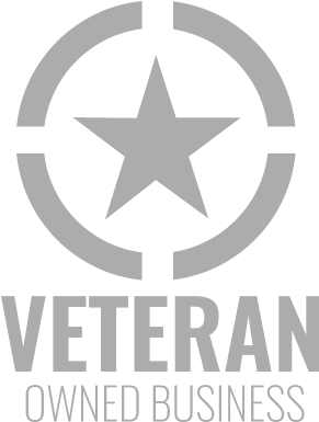 Veteran Owned Business logo with a star in a circle above the text.